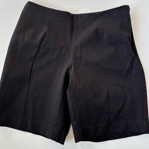 Bermuda Shorts Linen Black Shorts Women Timeless